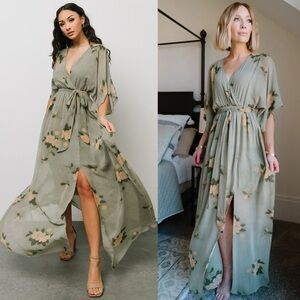 NWT Baltic Born Kia Kimono Maxi Dress